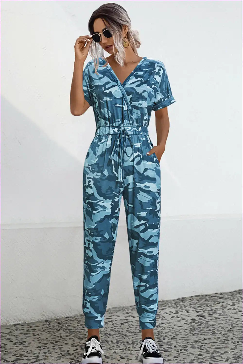 Valenzora | Camo V-Neck Wetsuit - Effortless Summer Cool