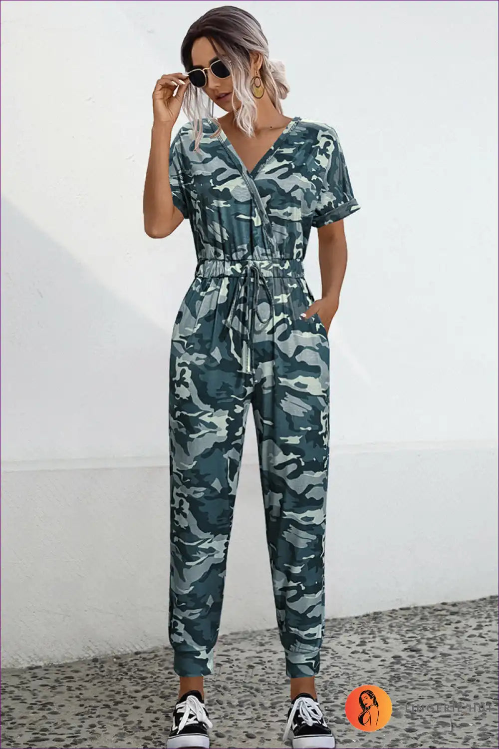 Valenzora | Camo V-Neck Wetsuit - Effortless Summer Cool