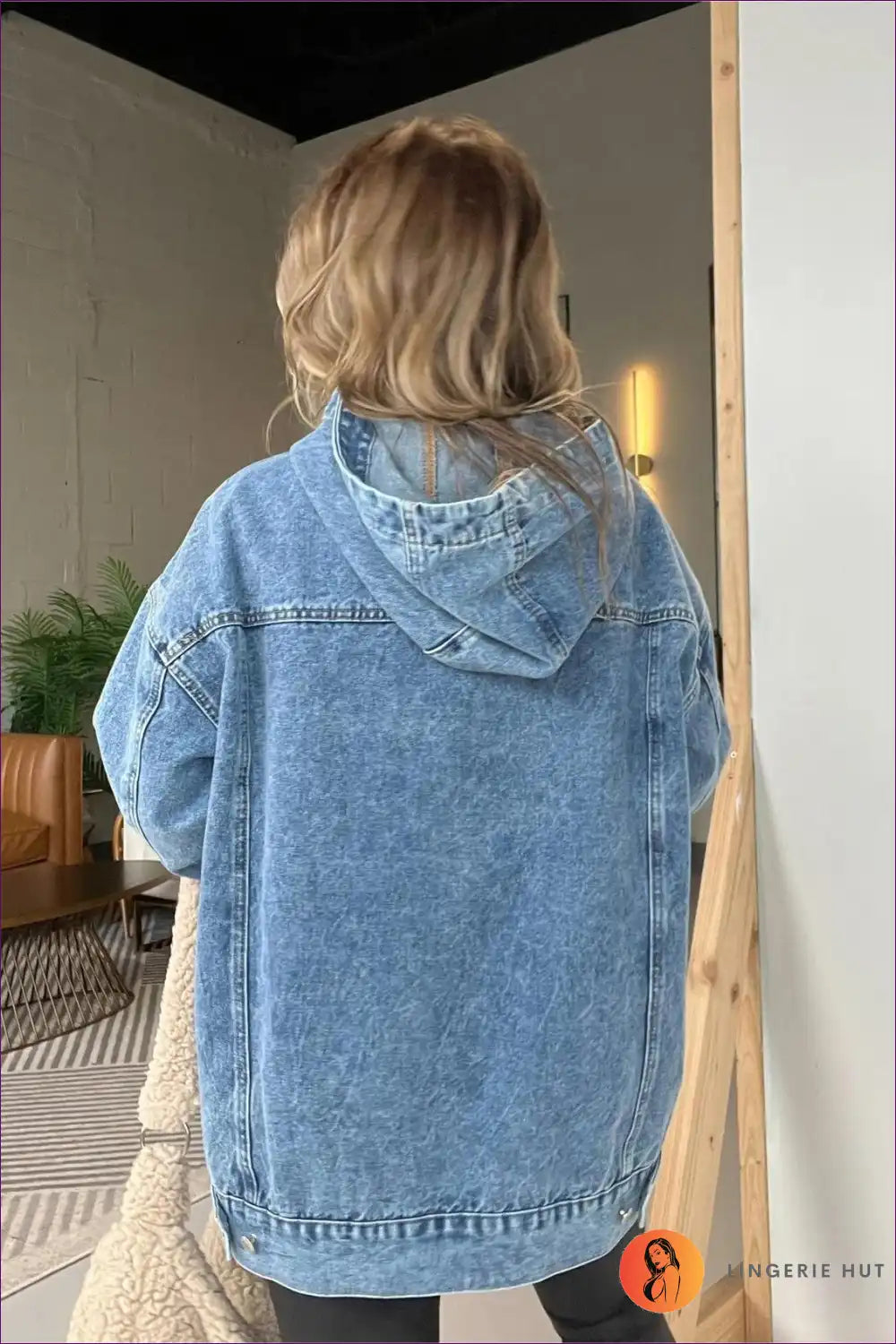 Valenzora | Stylish Casual Denim Hoodie – Effortlessly Cool