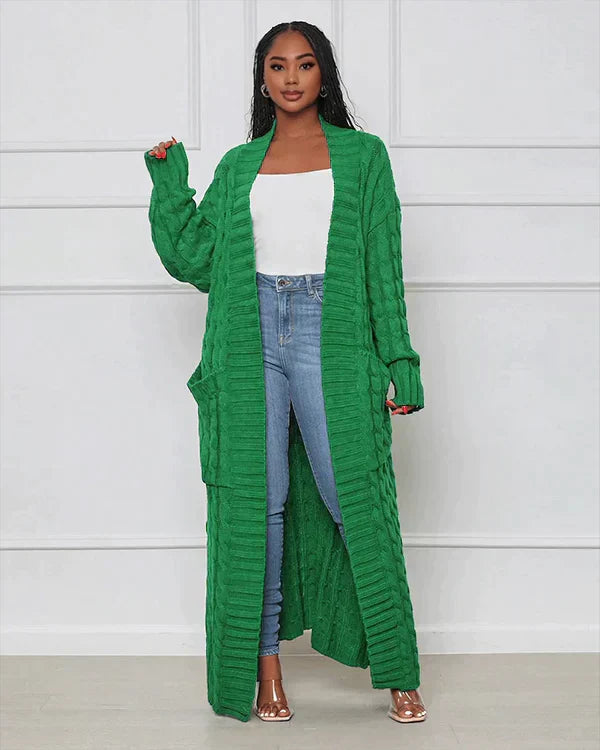 Valenzora Cardigan | Stylish, trendy oversized knitted vest for women