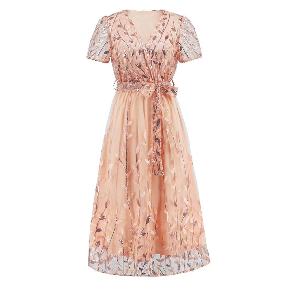 Valenzora - Midi dress with sequins