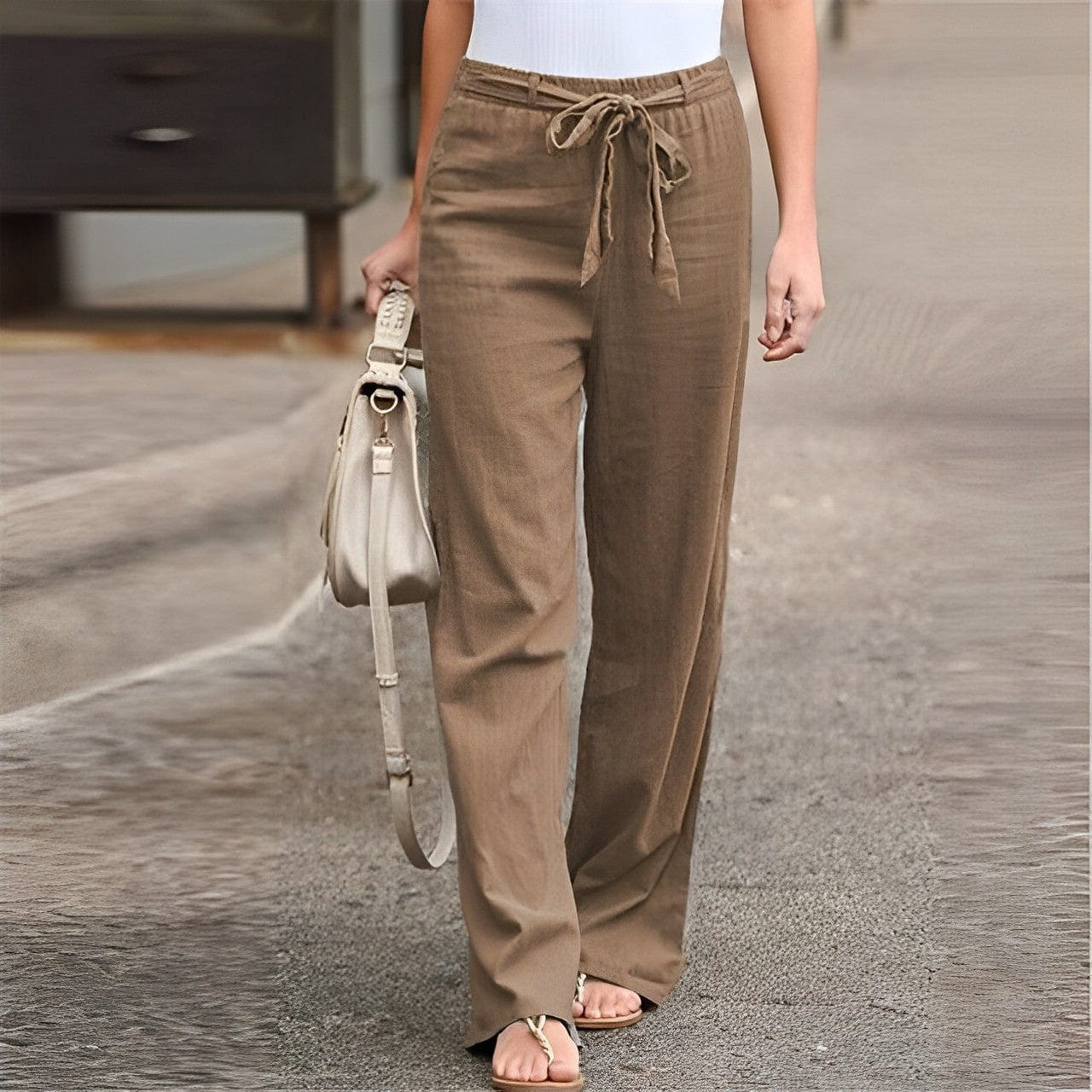 Valenzora | Women's linen trousers