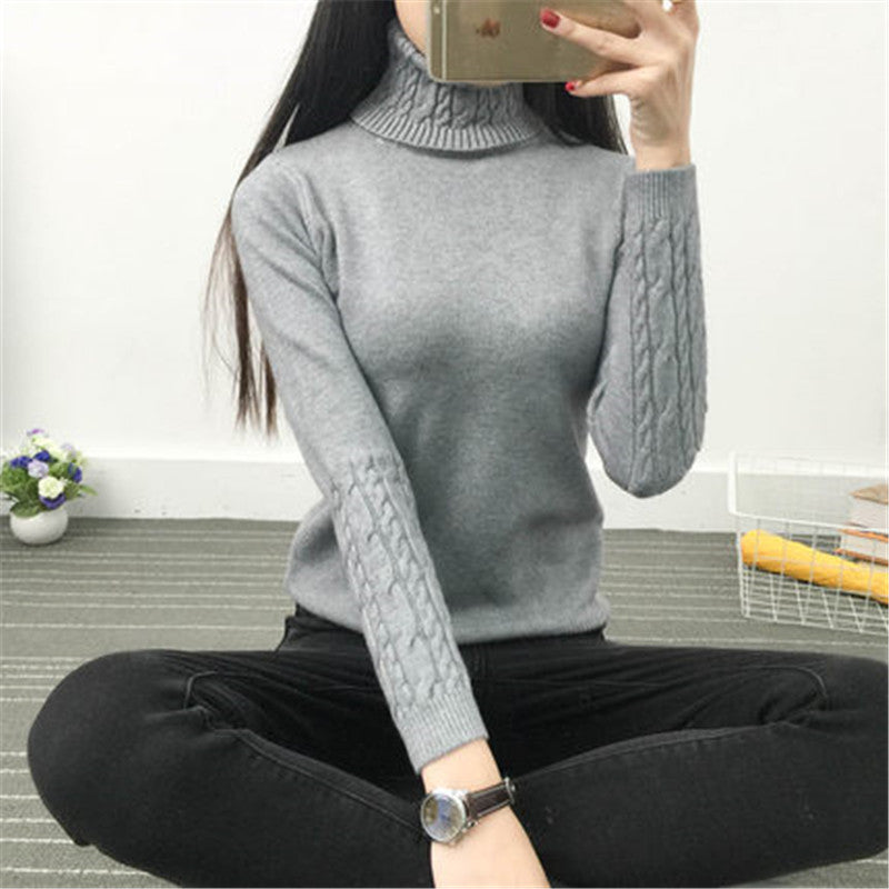 Valenzora - Elegant Chic cable-knit sweater