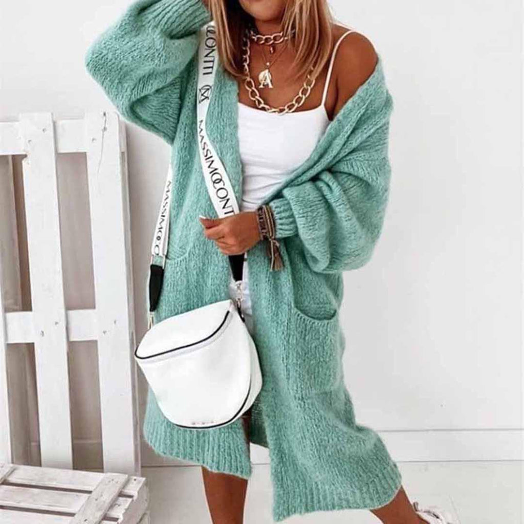 Valenzora | Cardigan Comfy Long Damenstrickjacke