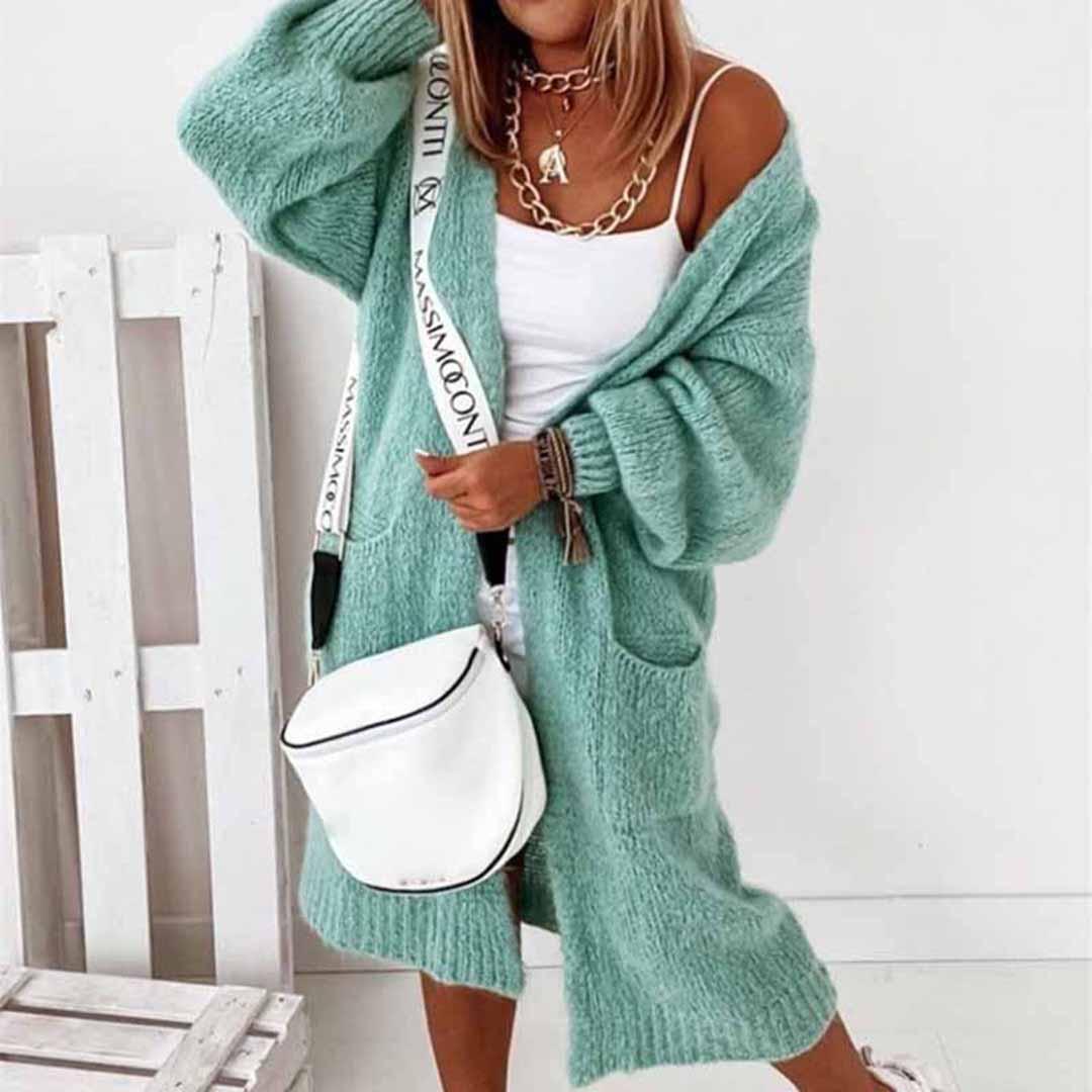 Valenzora | Cardigan Comfy Long Damenstrickjacke
