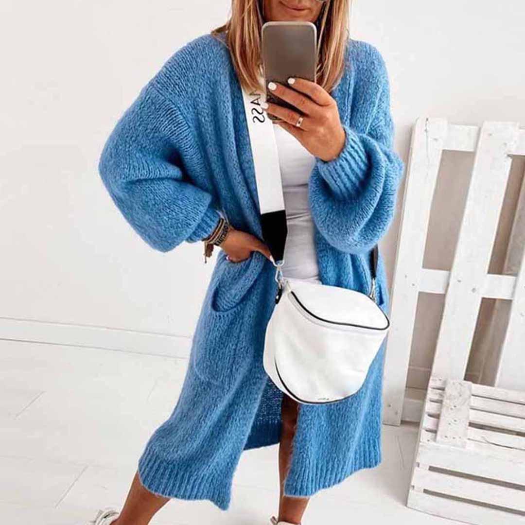 Valenzora | Cardigan Comfy Long Damenstrickjacke