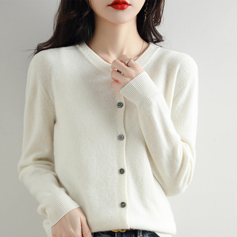 Valenzora | Kuscheliger Cardigan mit zartem Muster