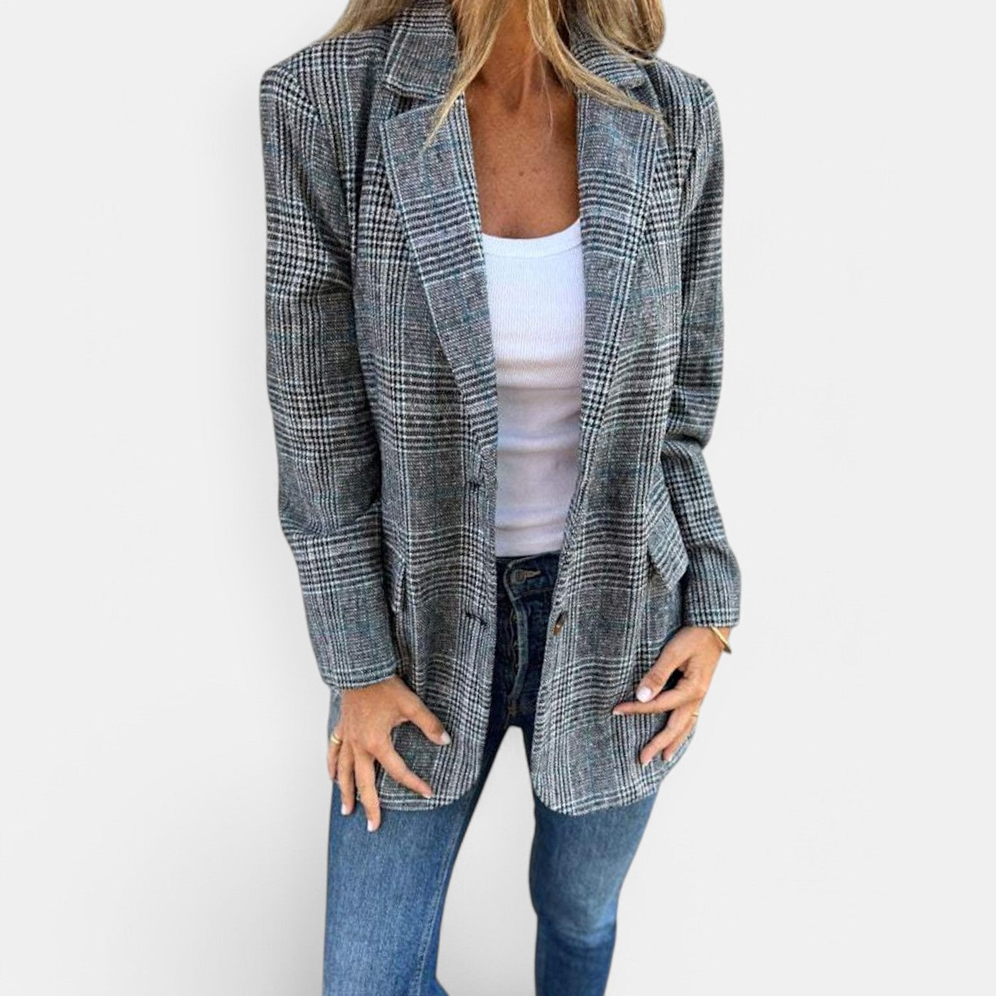 Valenzora | Klassischer Karo-Blazer