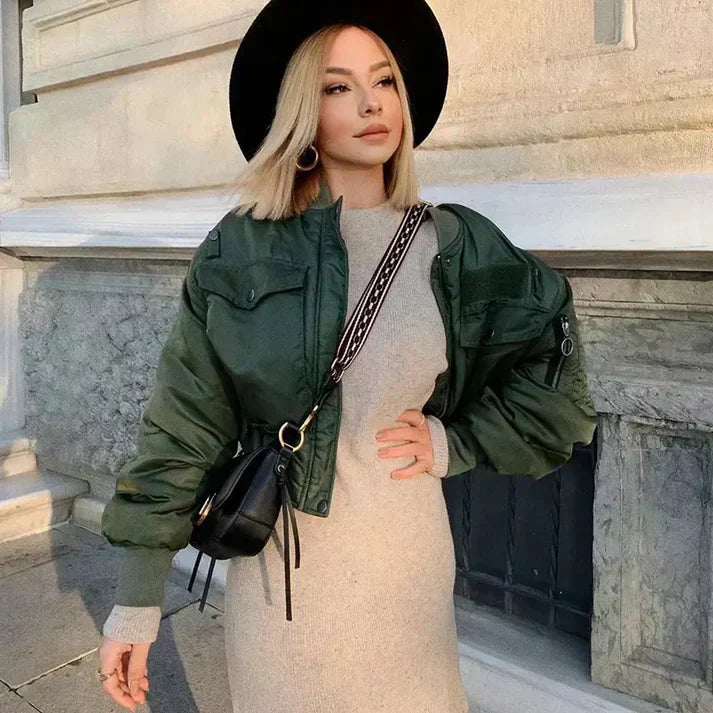 Valenzora | versatile women's bomber jacket