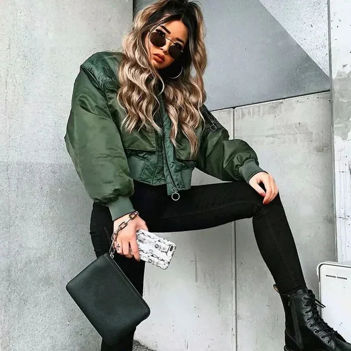 Valenzora | versatile women's bomber jacket