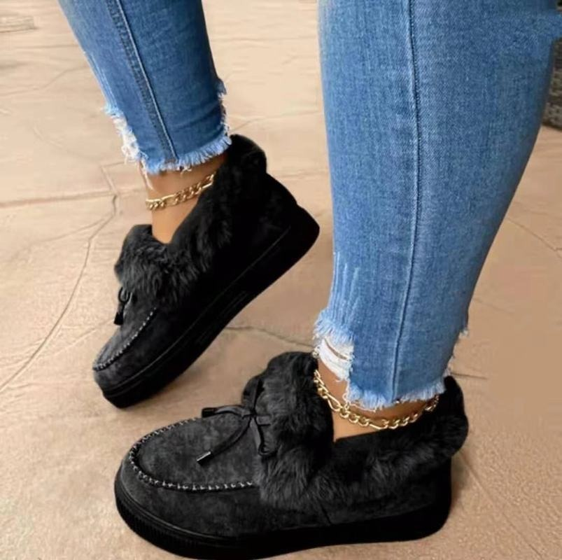 Valenzora | Warm slippers with fur for winter