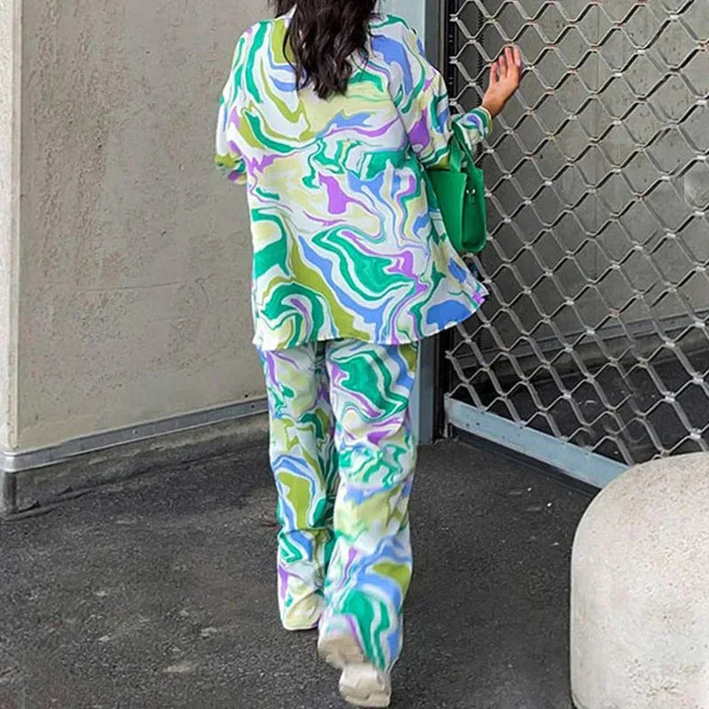 Valenzora | Vibrant Printed Two-Piece Set