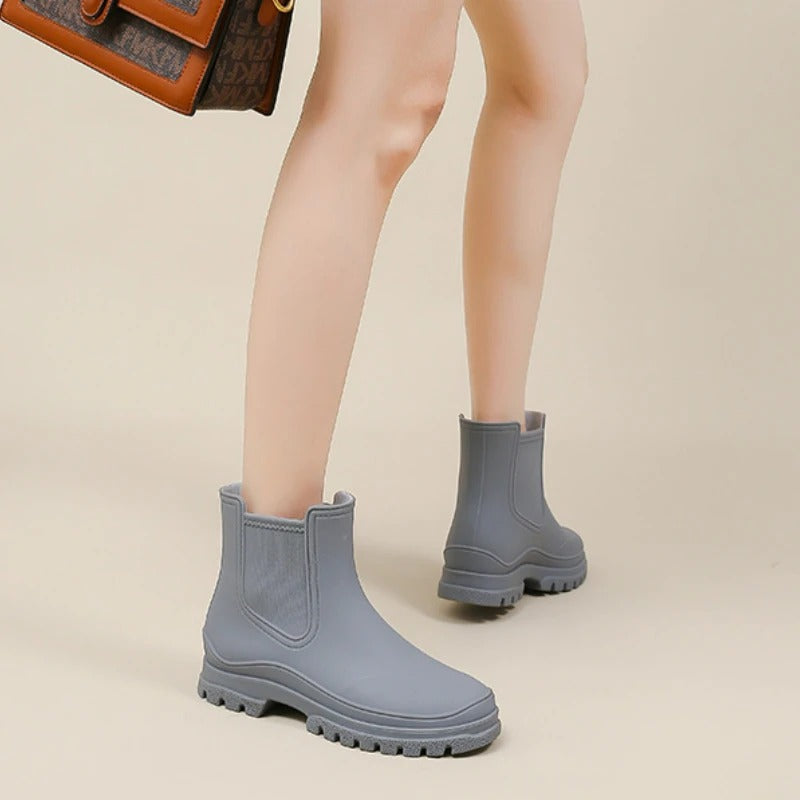 Valenzora | Luxurious Mid-Height Waterproof Rain Boots for Women