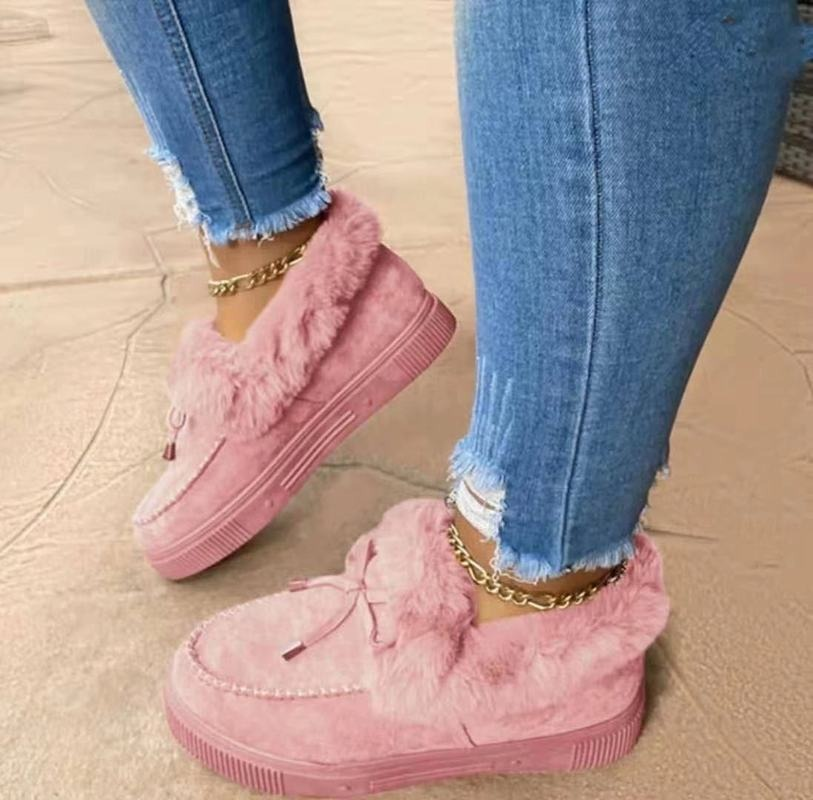 Valenzora | Warm slippers with fur for winter