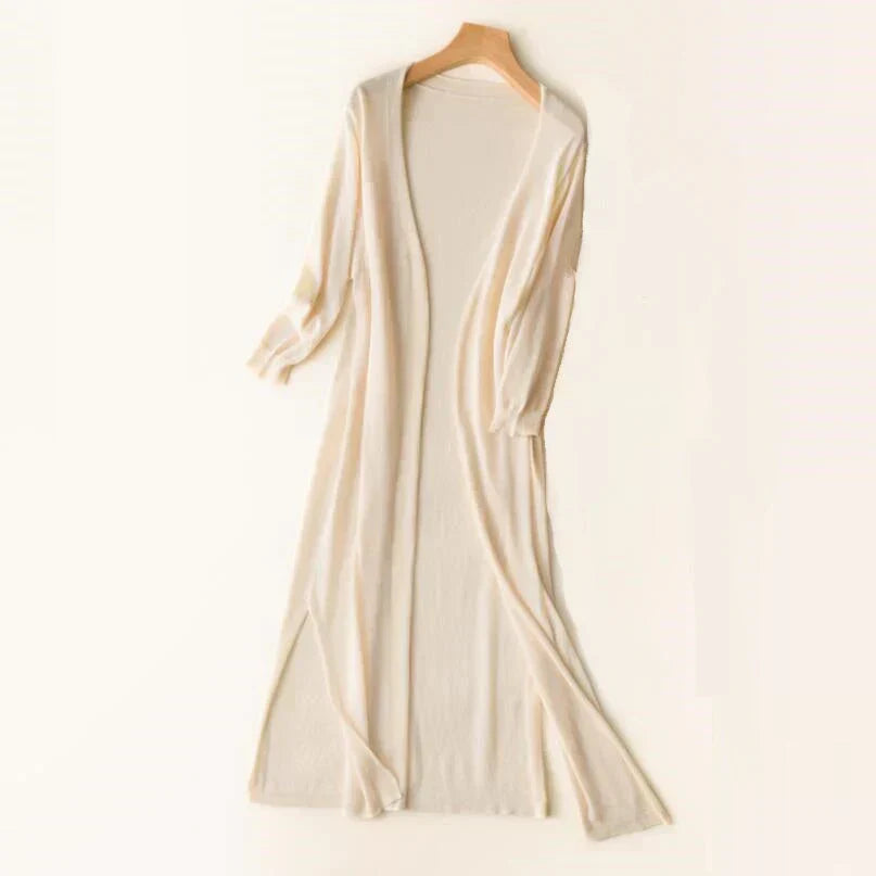 Valenzora – Lange Strickjacke