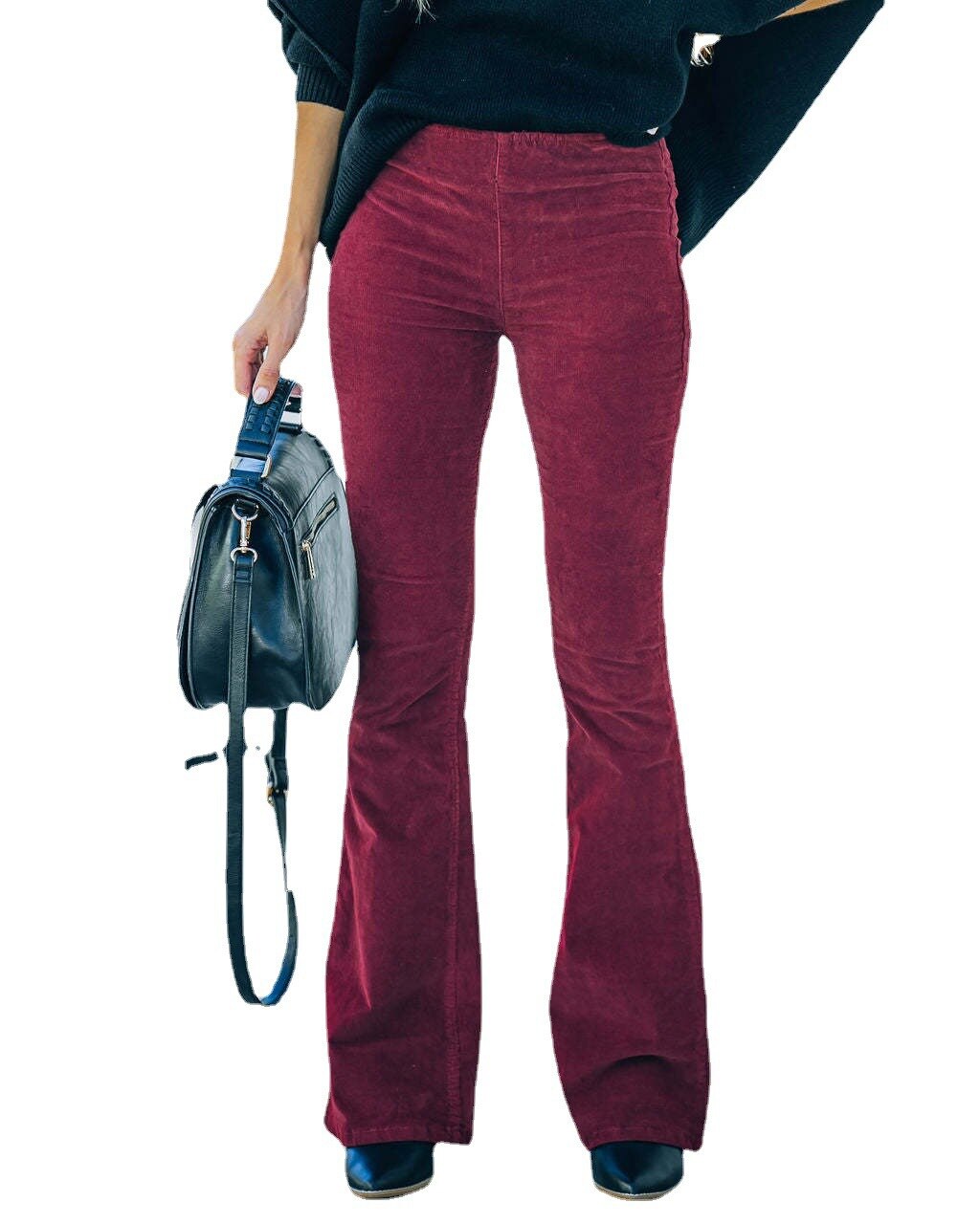 Valenzora | Slim flared trousers for women
