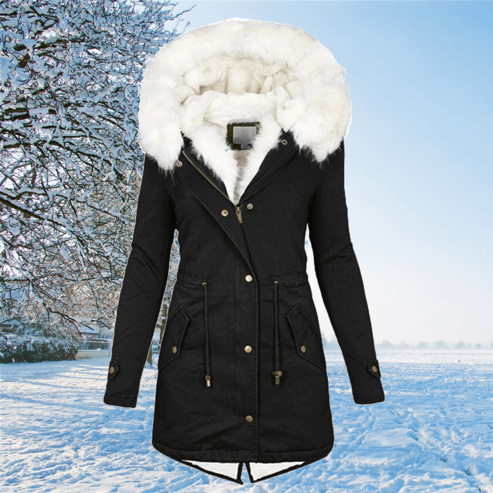 Valenzora - Long and warmly lined winter coat