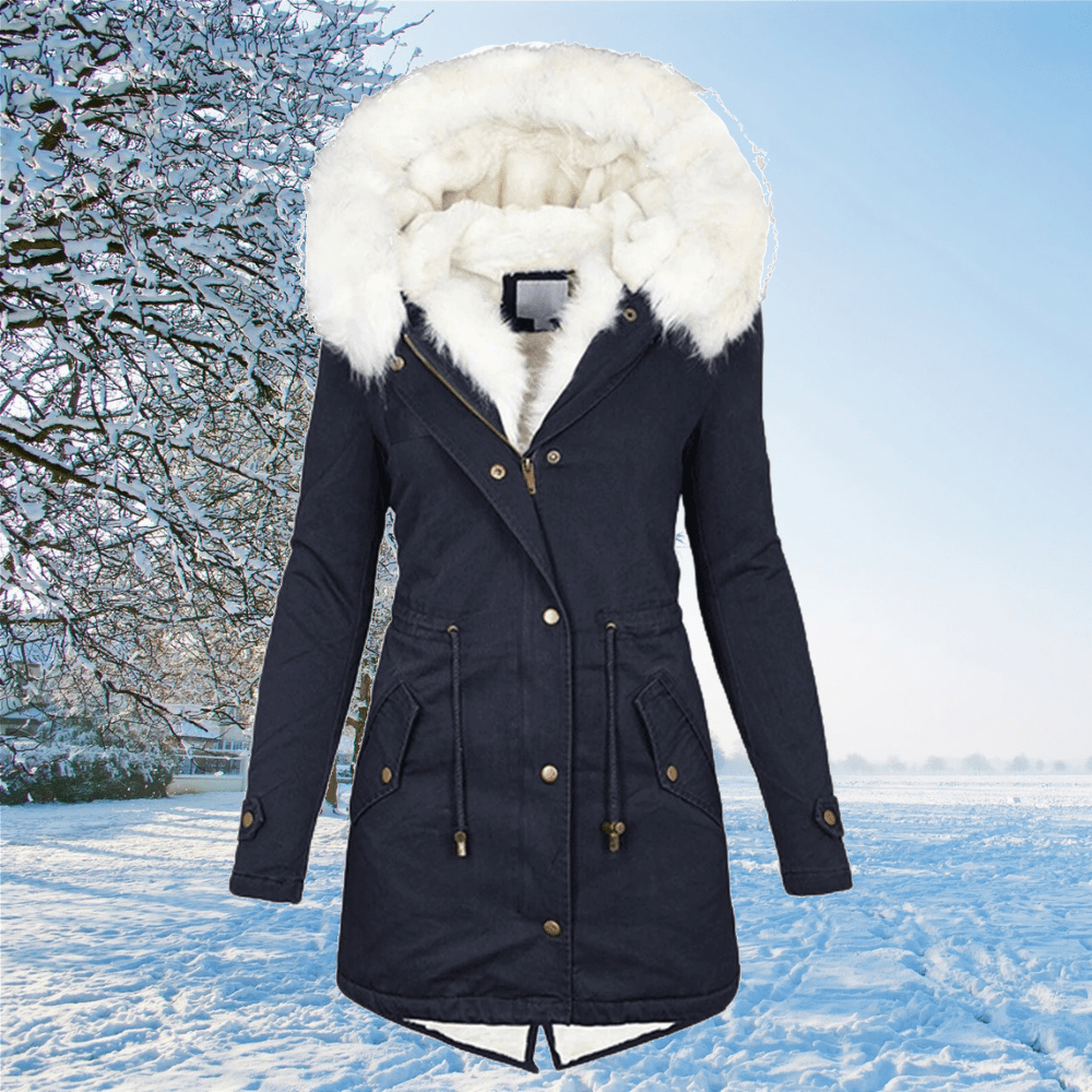Valenzora - Long and warmly lined winter coat