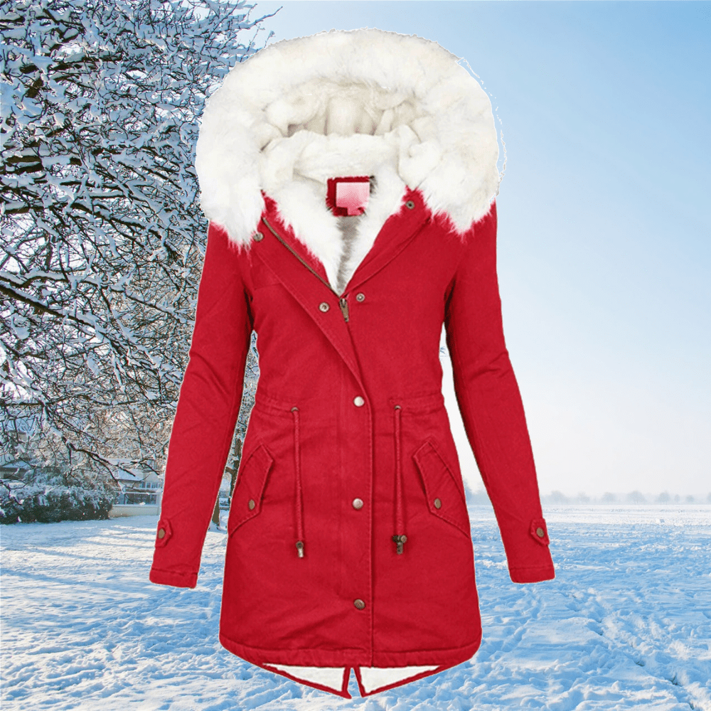 Valenzora - Long and warmly lined winter coat