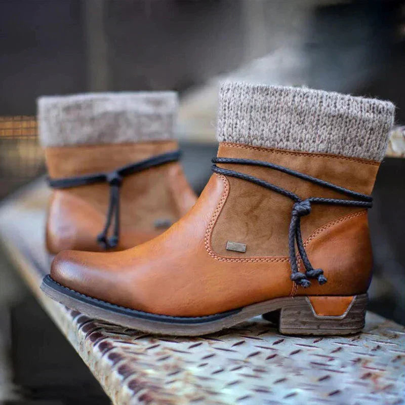 Valenzora – Leather autumn ankle boots