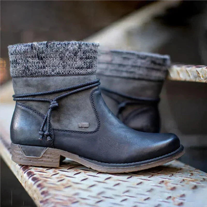 Valenzora – Leather autumn ankle boots