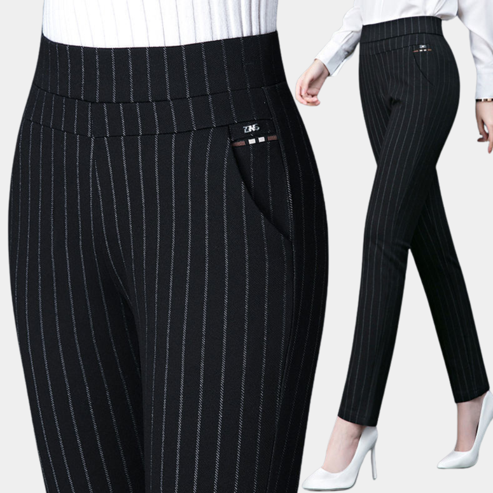 Valenzora | Stretch Trousers for Women, High Waist Trousers for Elegant and Comfortable Looks