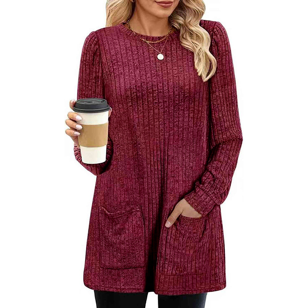 Valenzora | Autumn and Winter new mid-length sweater dress for women