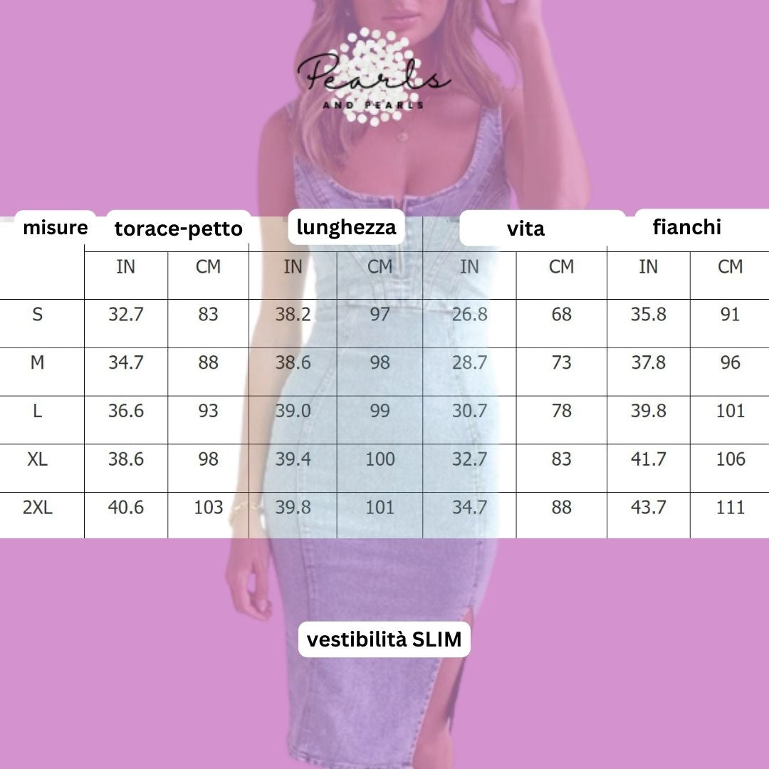 Valenzora | Denim dress with a fitted silhouette that ensures an elegant look