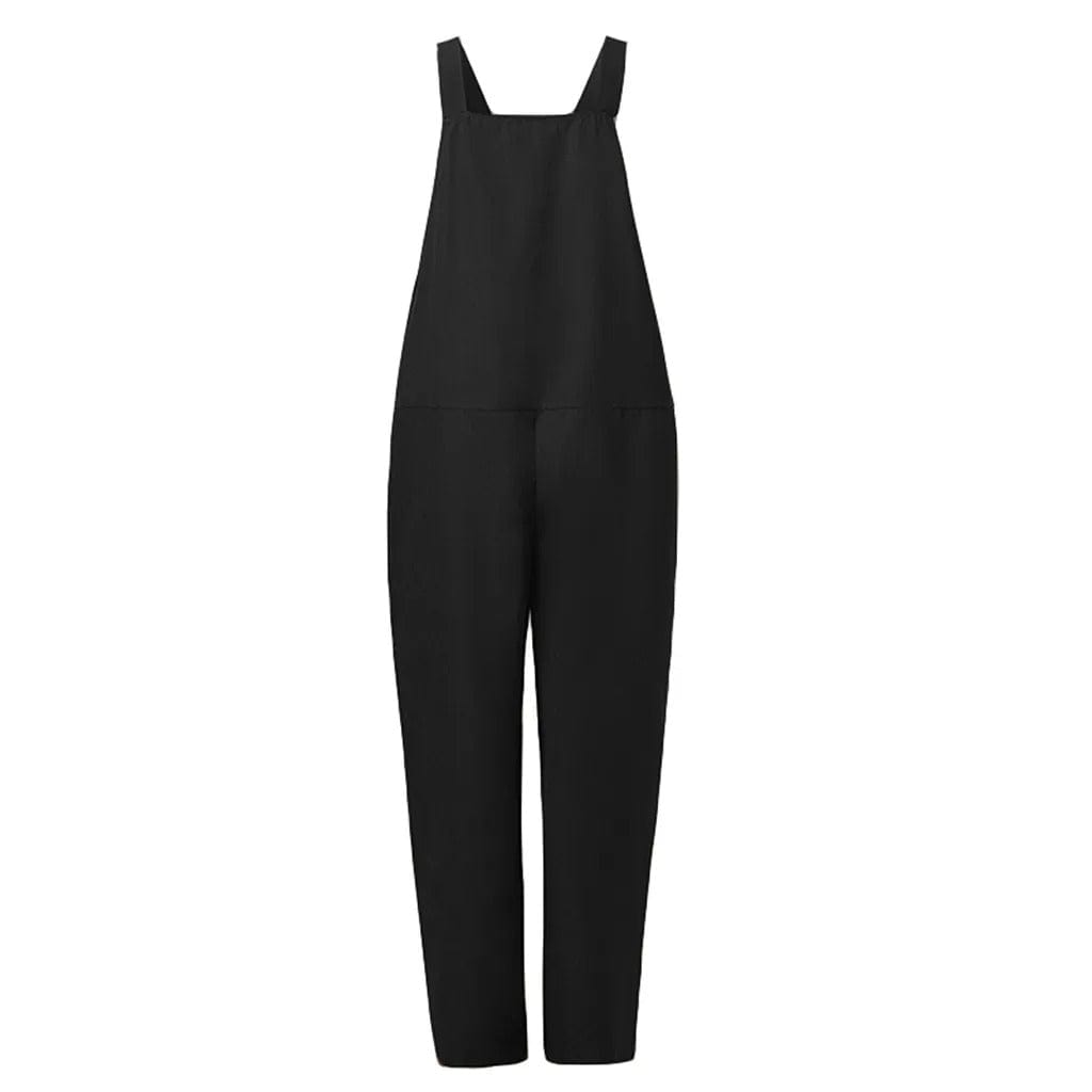 Jumpsuit aus locker gewebtem Polyester und Elasthan
