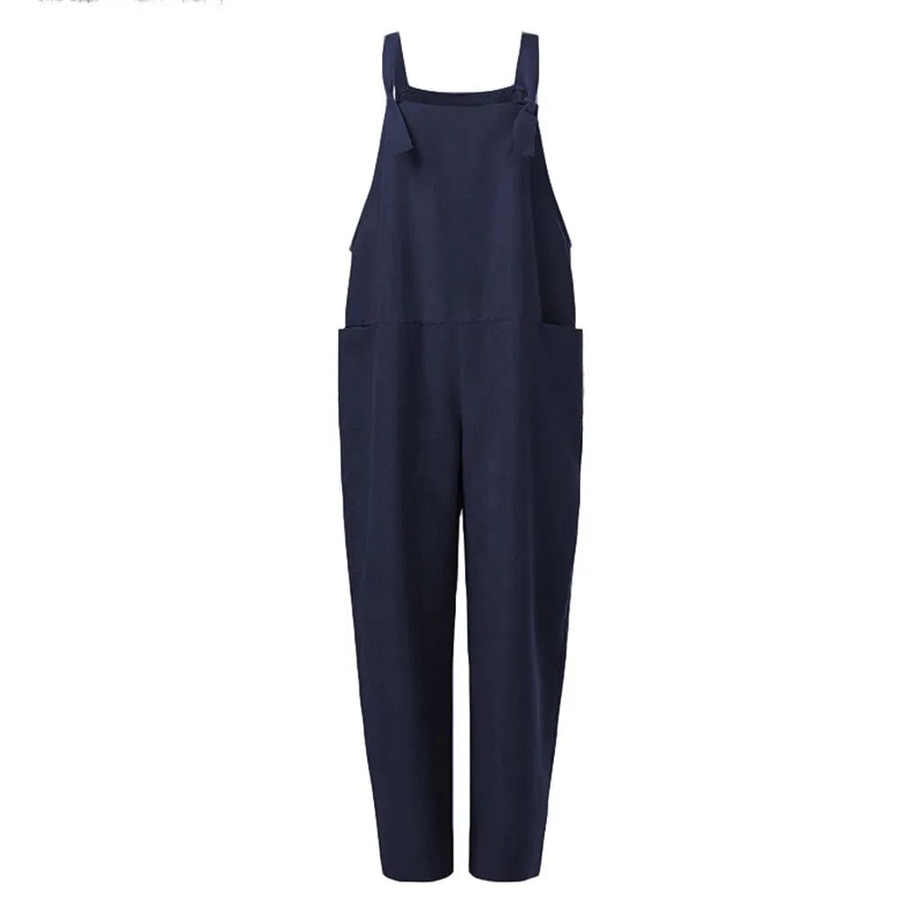 Jumpsuit aus locker gewebtem Polyester und Elasthan