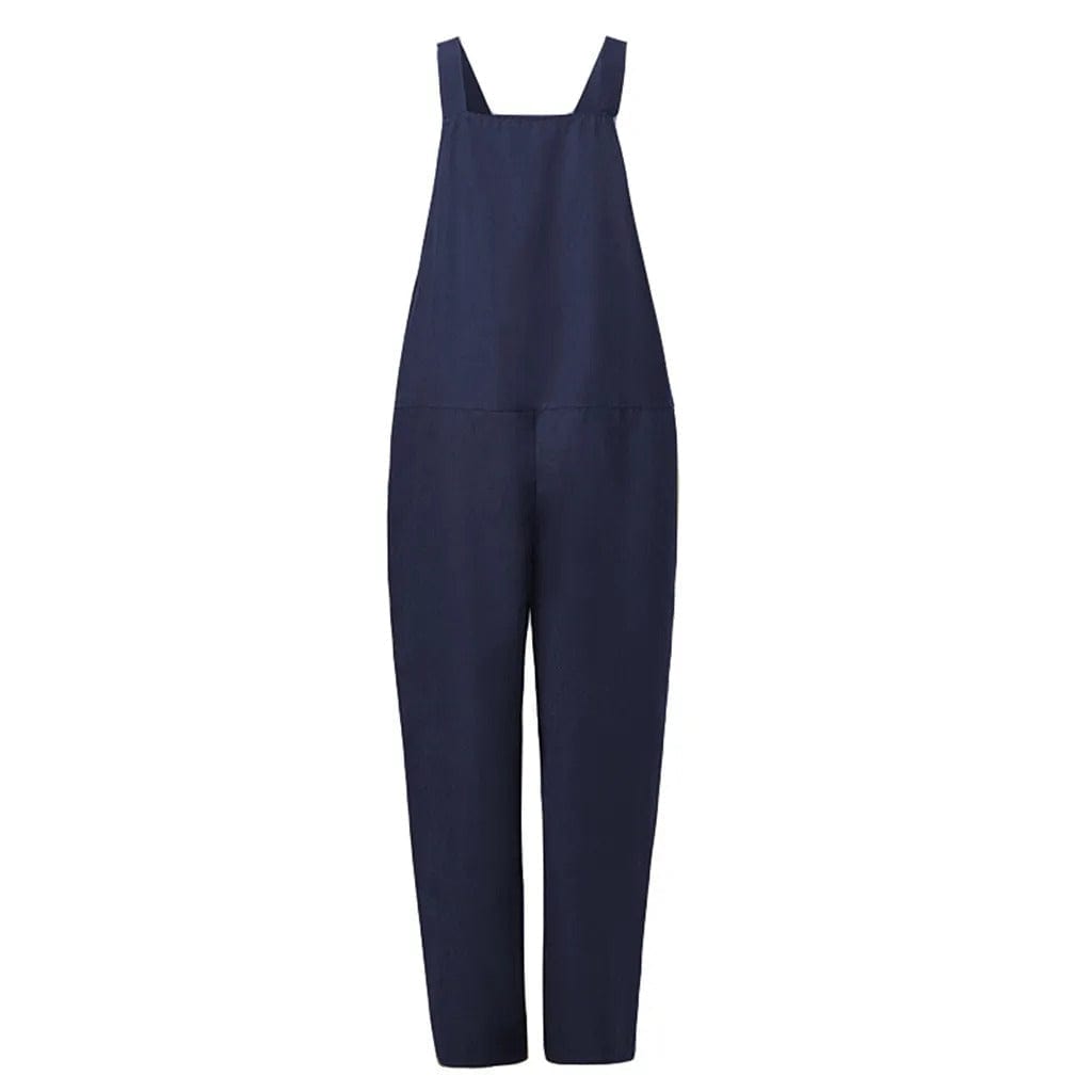 Jumpsuit aus locker gewebtem Polyester und Elasthan