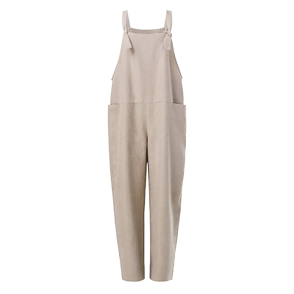 Jumpsuit aus locker gewebtem Polyester und Elasthan