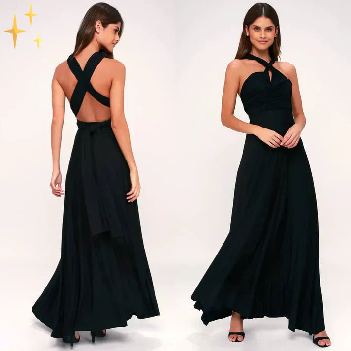 Valenzora | Versatile Elegant Dress in a Versatile Wrap Look