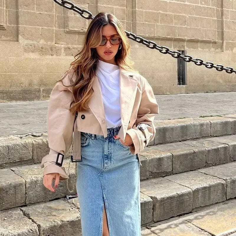 Valenzora | Cropped spring/summer jacket
