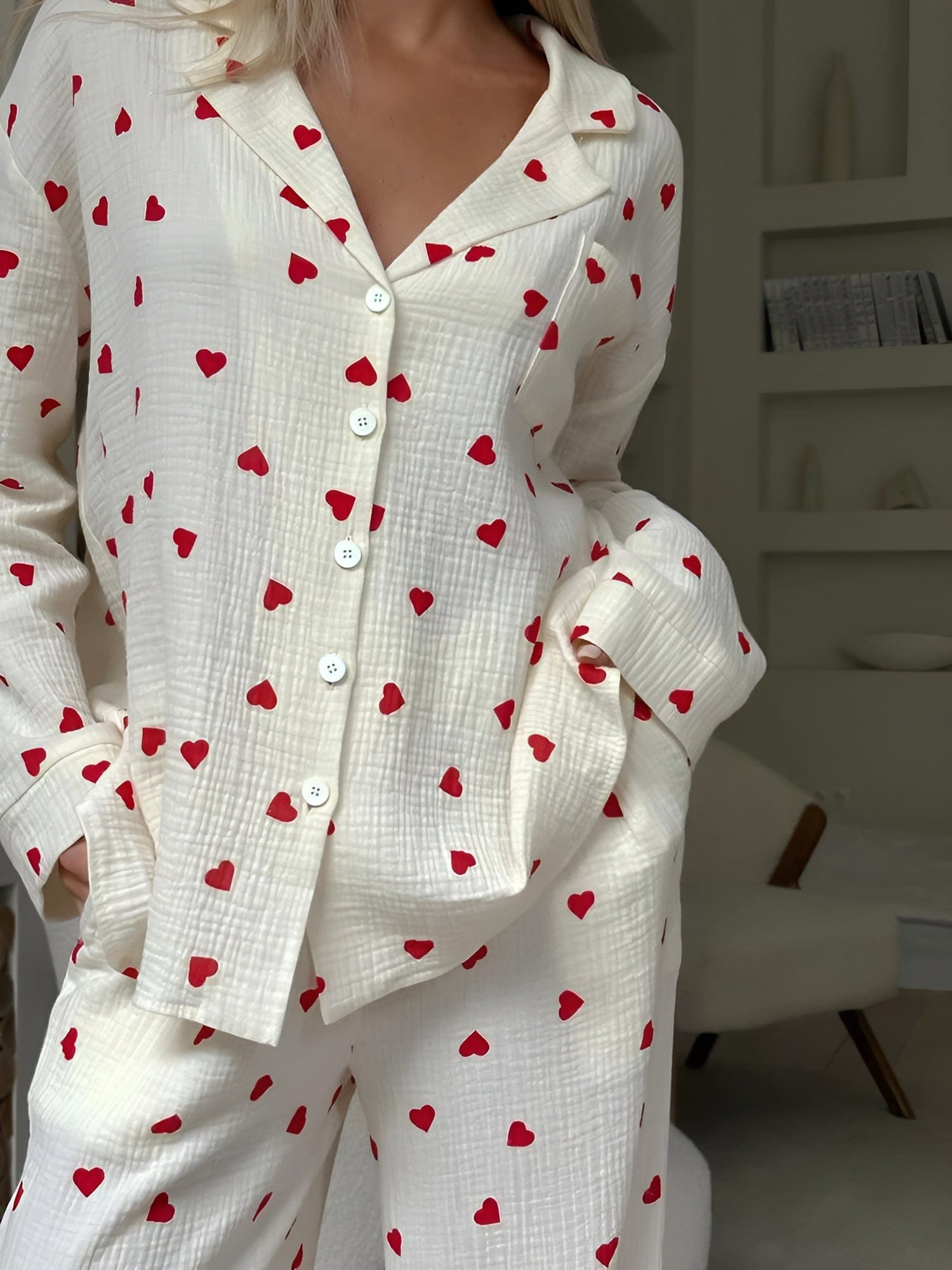 Valenzora | The Aesthetic Heart Pyjama Set