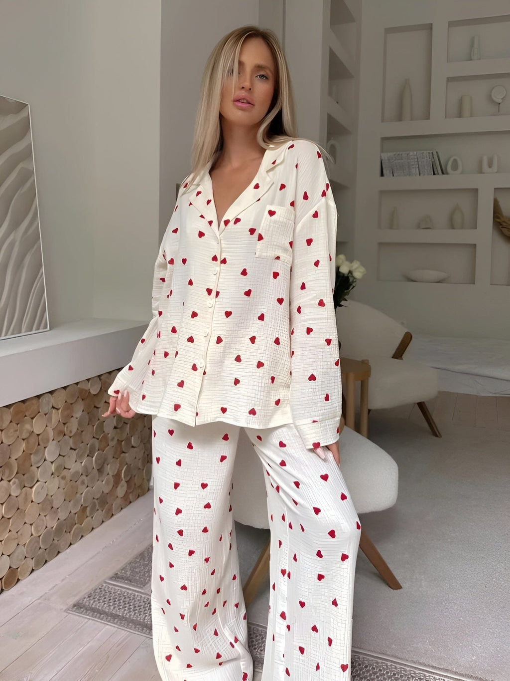 Valenzora | The Aesthetic Heart Pyjama Set