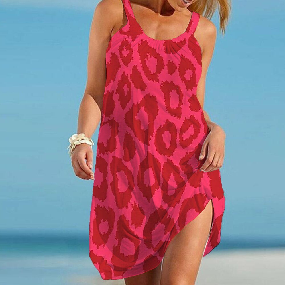 Valenzora | Dress with Wild Leopard Print