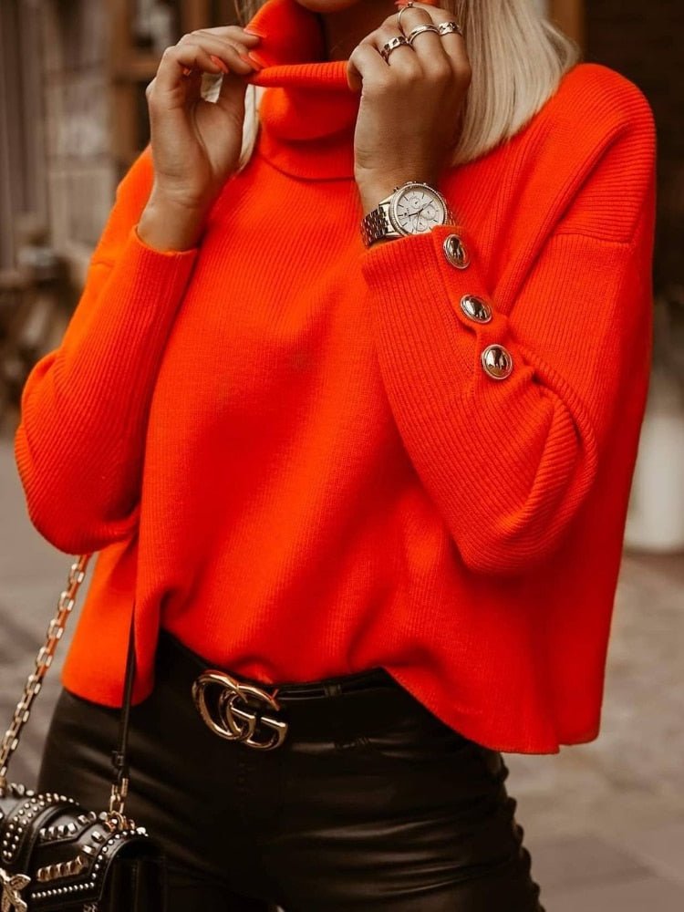 Valenzora | Eleganter Rollkragenpullover für Damen