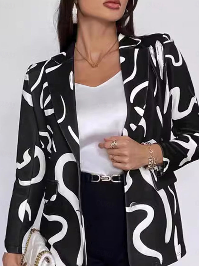 Valenzora | Stylische Damenblazer mit Print
