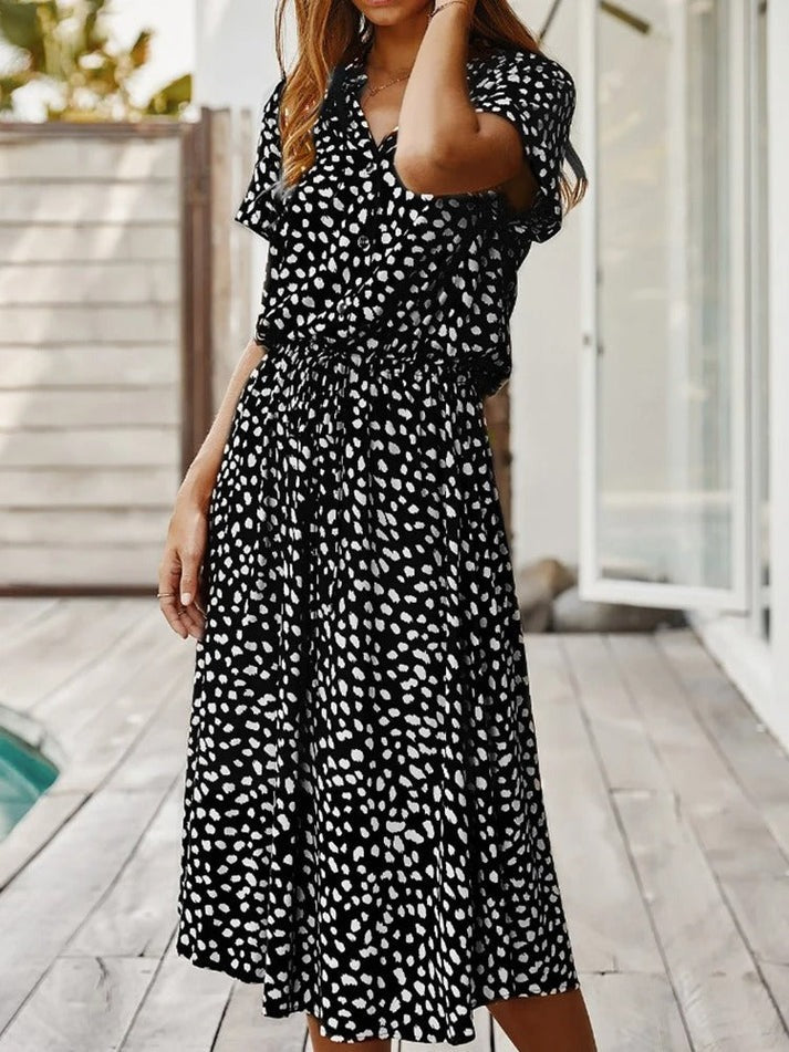 Valenzora | Elegantes langärmeliges Winterkleid für Damen