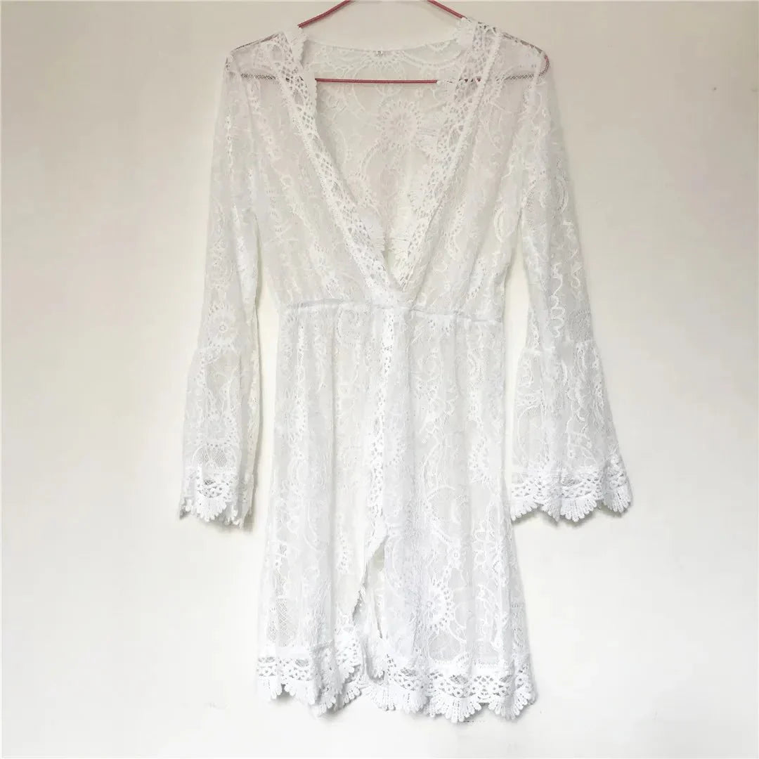 Valenzora | Boho Strandkleid Blumenmuster