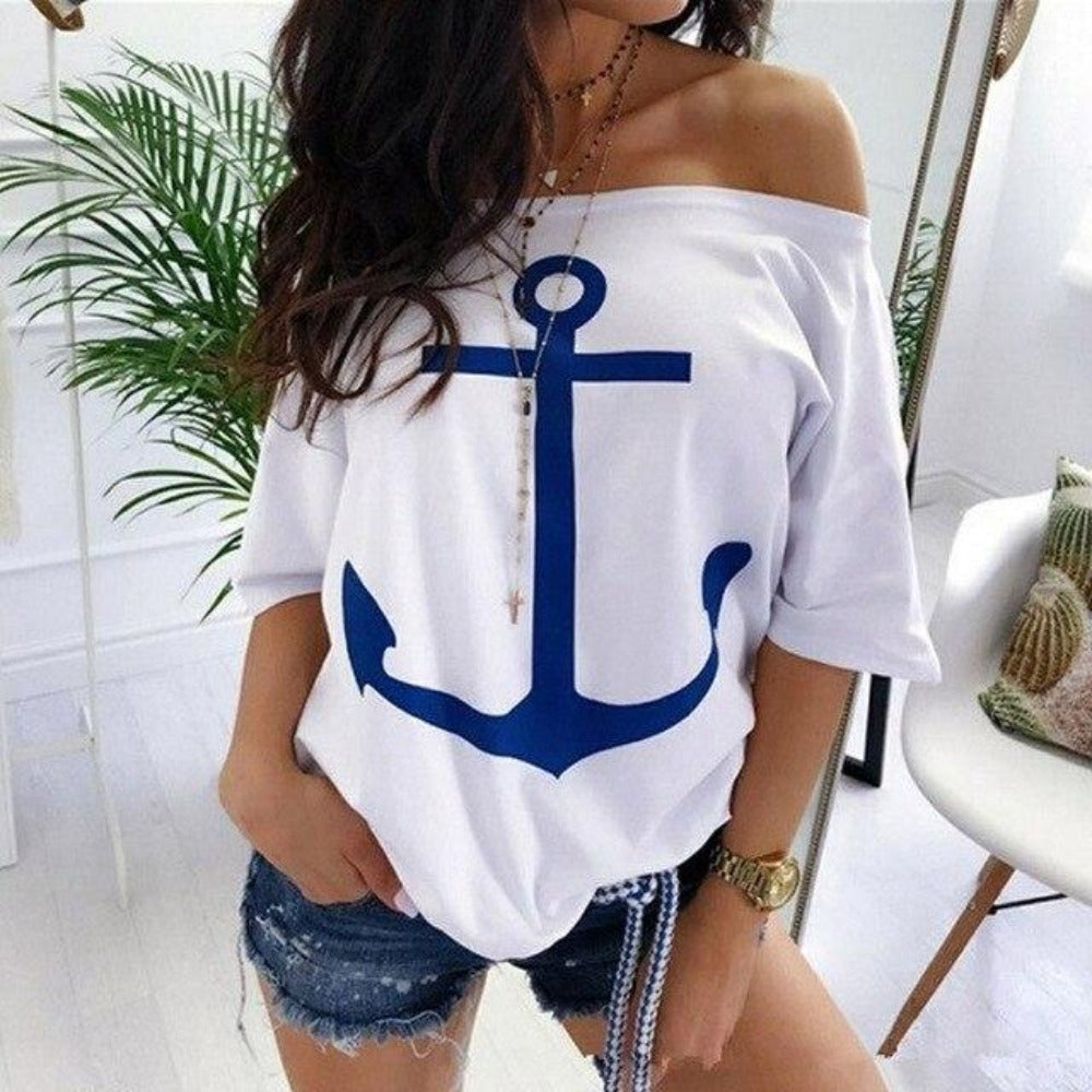 Valenzora | Off-Shoulder Top and Skirt Dress Batwing Sleeves