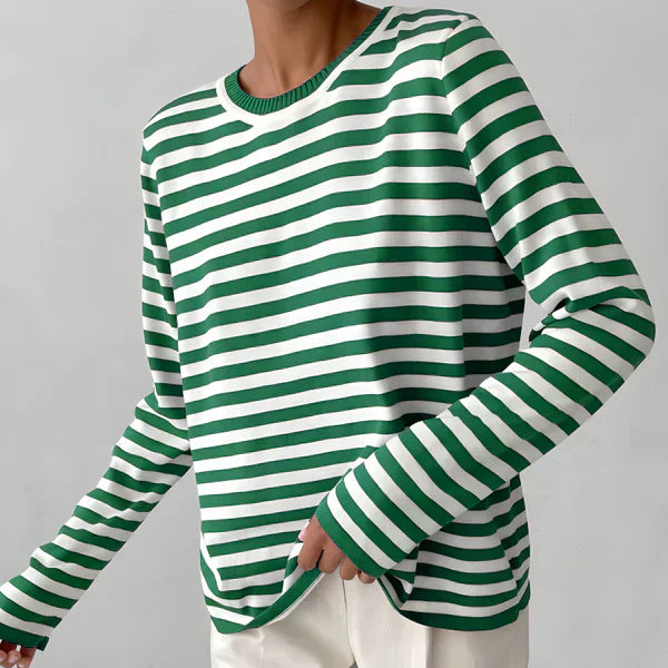 Valenzora | airy, lightweight striped T-shirt