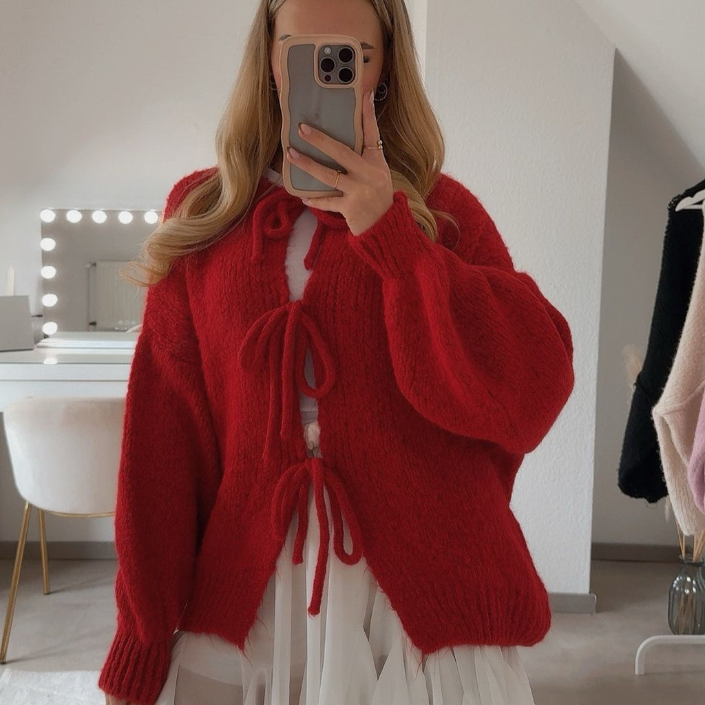 Valenzora | Cardigan mit Schleifen