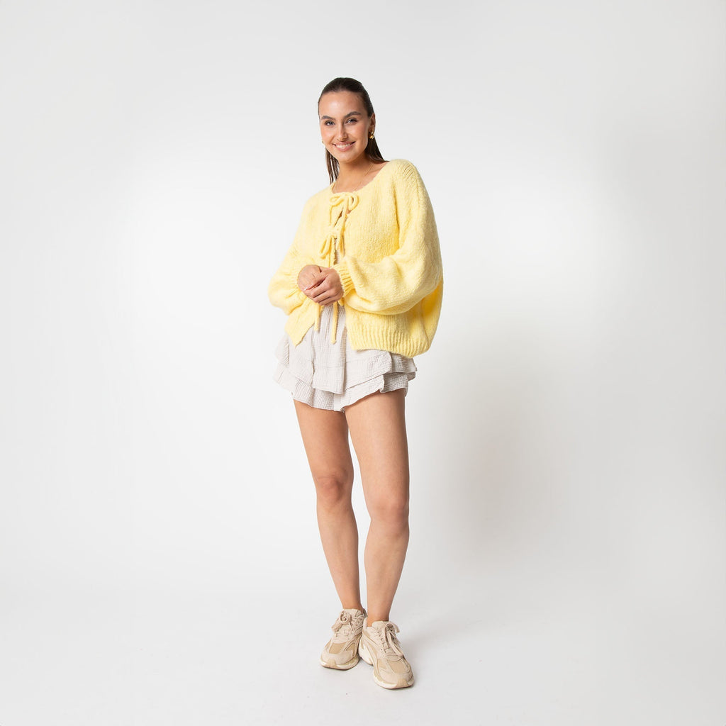 Valenzora | Cardigan mit Schleifen