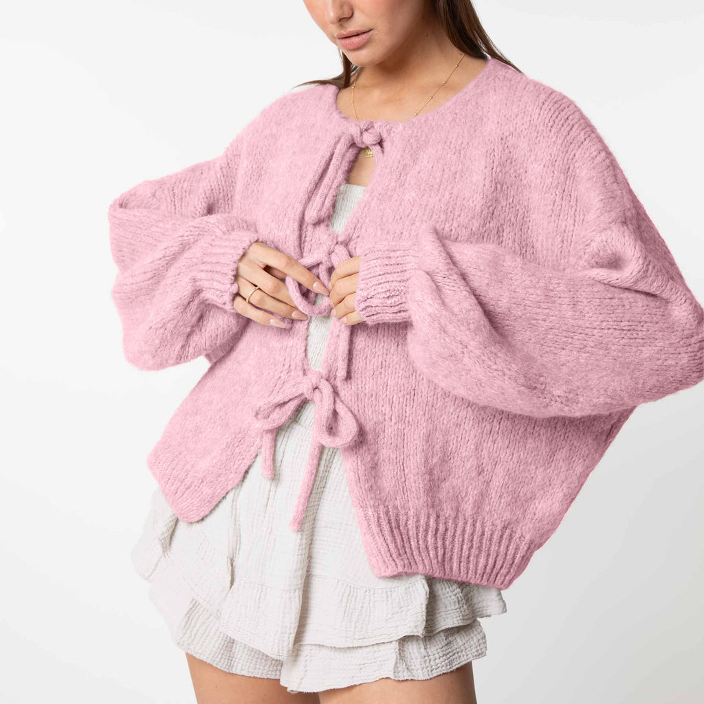 Valenzora | Cardigan mit Schleifen