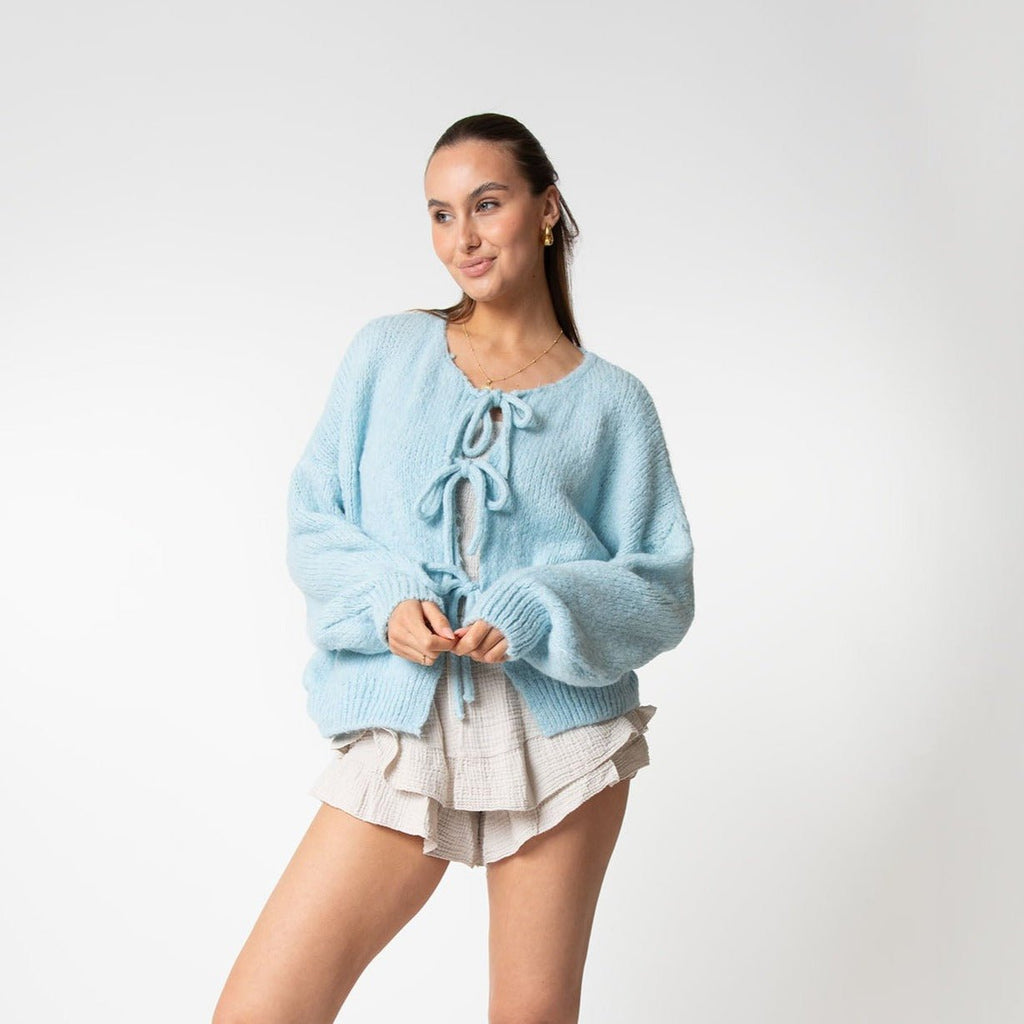 Valenzora | Cardigan mit Schleifen