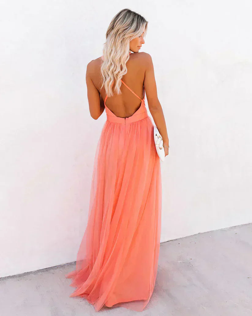 Valenzora | Langes Kleid "Petal Dust"