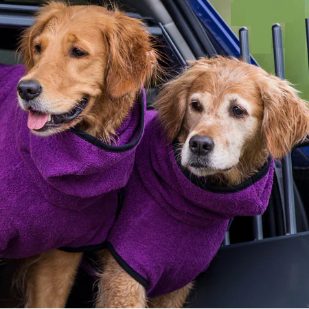 Valenzora | Comfortable Warm Dog Towel Coat with Adjustable Buckle
