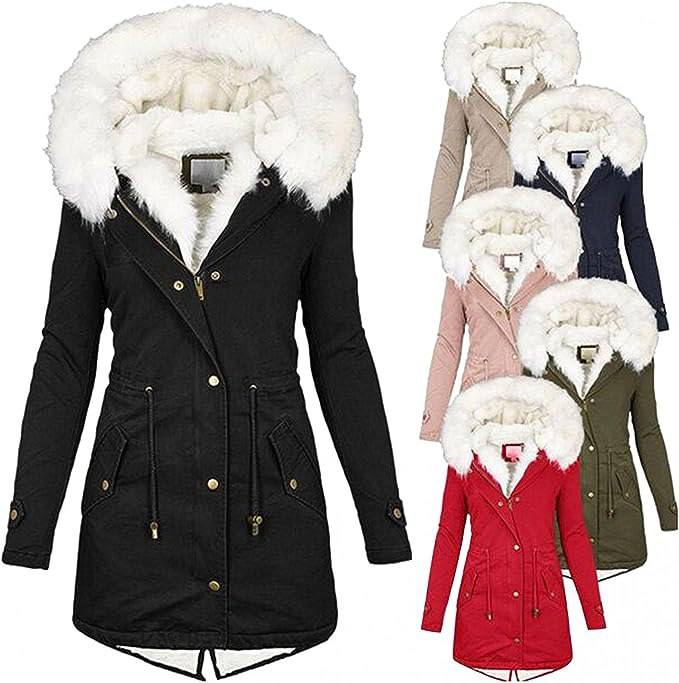 Valenzora | Women's Winter Jacket with Fur Collar